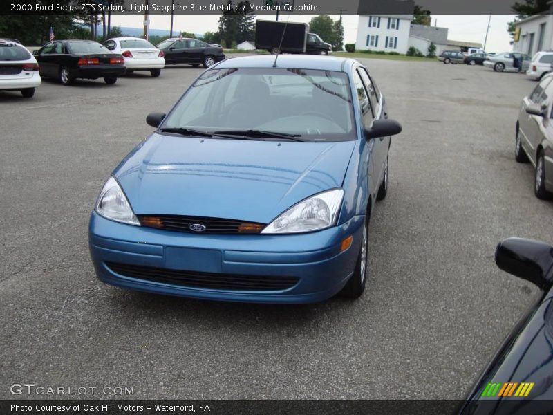 Light Sapphire Blue Metallic / Medium Graphite 2000 Ford Focus ZTS Sedan