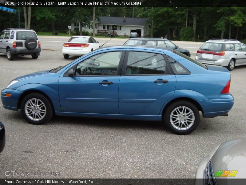 Light Sapphire Blue Metallic / Medium Graphite 2000 Ford Focus ZTS Sedan