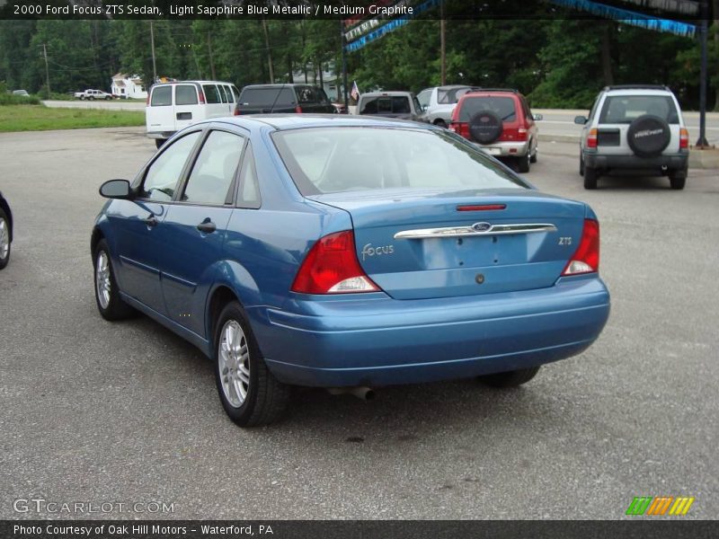 Light Sapphire Blue Metallic / Medium Graphite 2000 Ford Focus ZTS Sedan