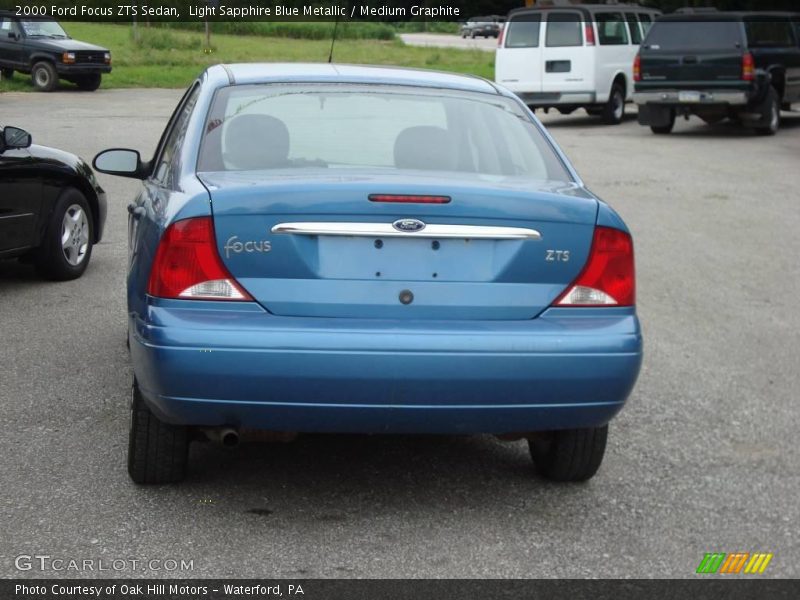 Light Sapphire Blue Metallic / Medium Graphite 2000 Ford Focus ZTS Sedan