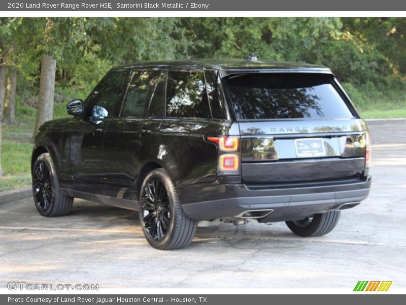 Santorini Black Metallic / Ebony 2020 Land Rover Range Rover HSE