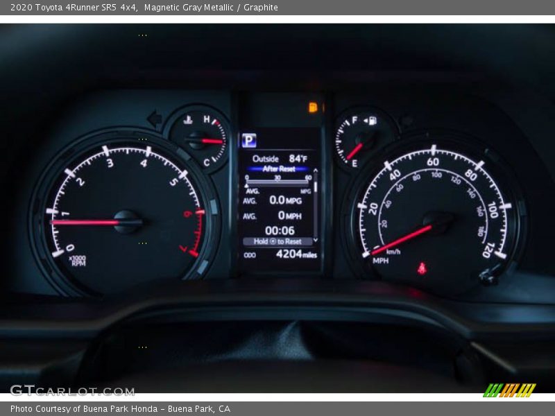 Magnetic Gray Metallic / Graphite 2020 Toyota 4Runner SR5 4x4