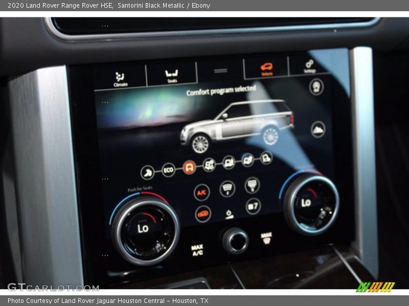 Santorini Black Metallic / Ebony 2020 Land Rover Range Rover HSE
