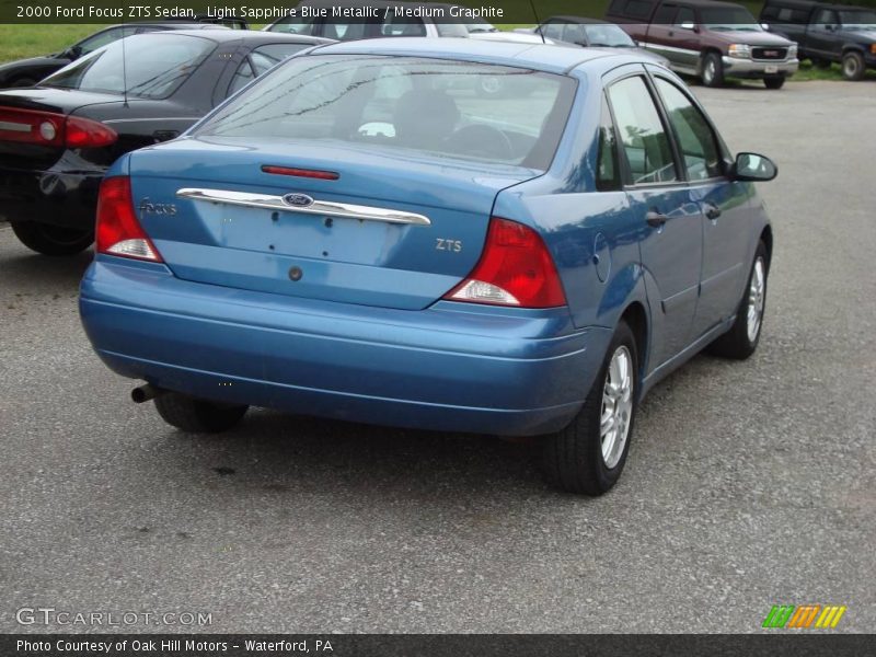 Light Sapphire Blue Metallic / Medium Graphite 2000 Ford Focus ZTS Sedan
