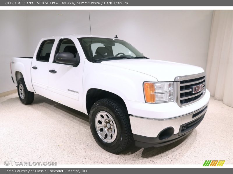 Summit White / Dark Titanium 2012 GMC Sierra 1500 SL Crew Cab 4x4