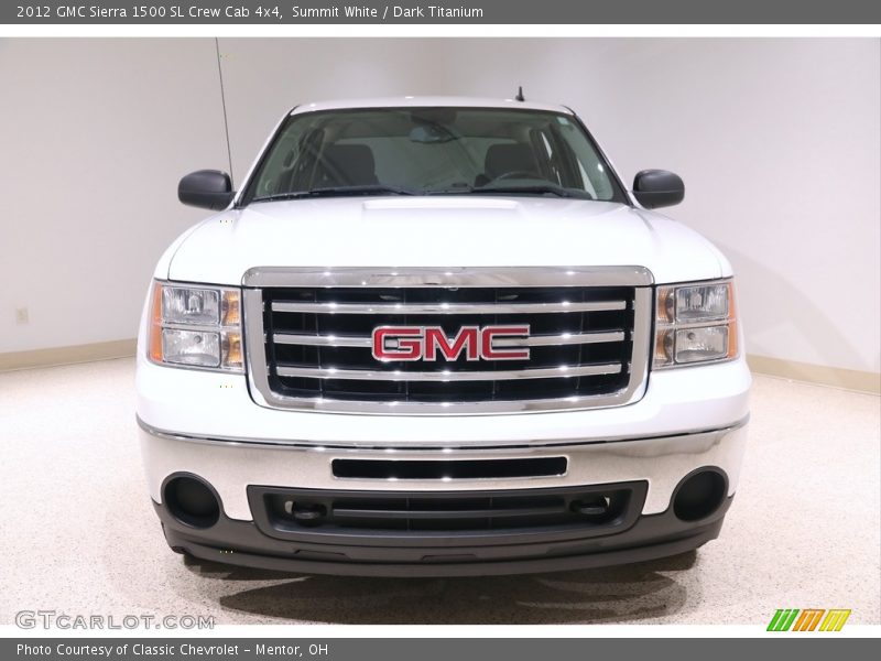 Summit White / Dark Titanium 2012 GMC Sierra 1500 SL Crew Cab 4x4