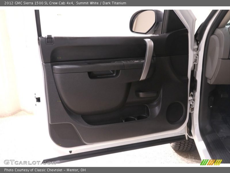 Summit White / Dark Titanium 2012 GMC Sierra 1500 SL Crew Cab 4x4