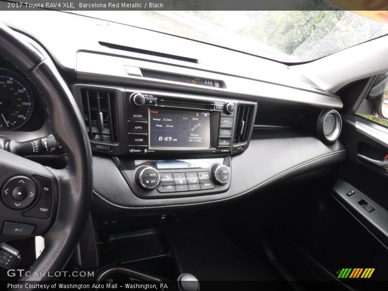 Barcelona Red Metallic / Black 2017 Toyota RAV4 XLE