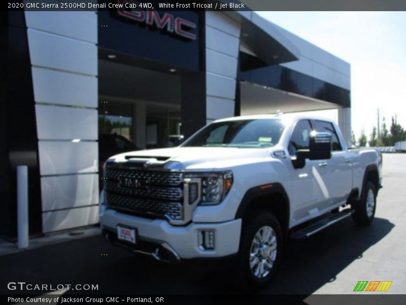 White Frost Tricoat / Jet Black 2020 GMC Sierra 2500HD Denali Crew Cab 4WD
