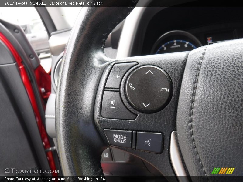 Barcelona Red Metallic / Black 2017 Toyota RAV4 XLE