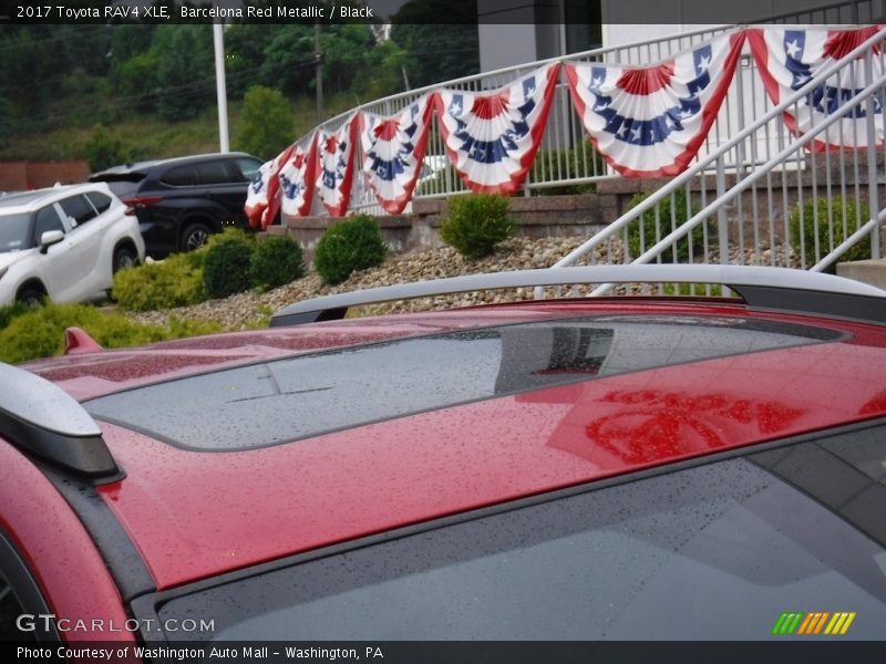Barcelona Red Metallic / Black 2017 Toyota RAV4 XLE