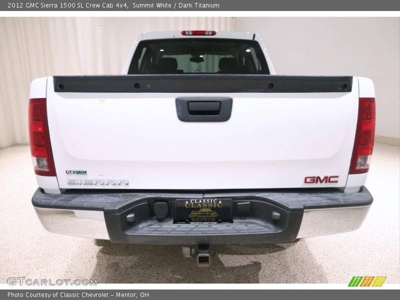 Summit White / Dark Titanium 2012 GMC Sierra 1500 SL Crew Cab 4x4