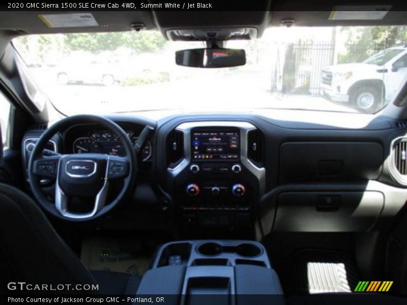 Summit White / Jet Black 2020 GMC Sierra 1500 SLE Crew Cab 4WD