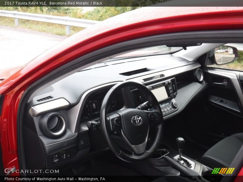 Barcelona Red Metallic / Black 2017 Toyota RAV4 XLE