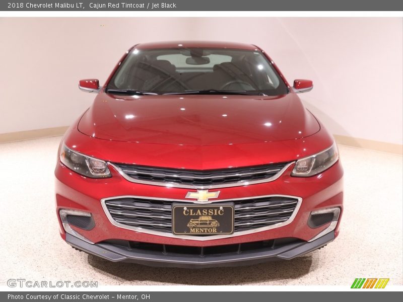 Cajun Red Tintcoat / Jet Black 2018 Chevrolet Malibu LT