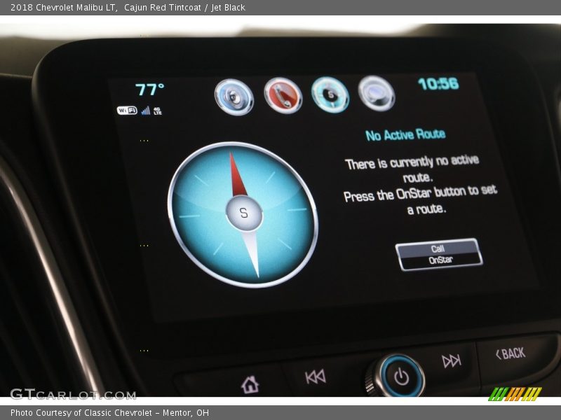 Cajun Red Tintcoat / Jet Black 2018 Chevrolet Malibu LT