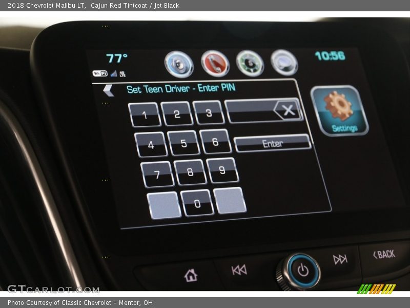 Cajun Red Tintcoat / Jet Black 2018 Chevrolet Malibu LT