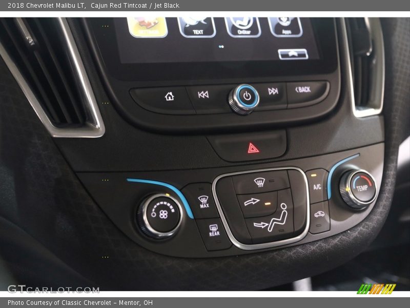 Cajun Red Tintcoat / Jet Black 2018 Chevrolet Malibu LT