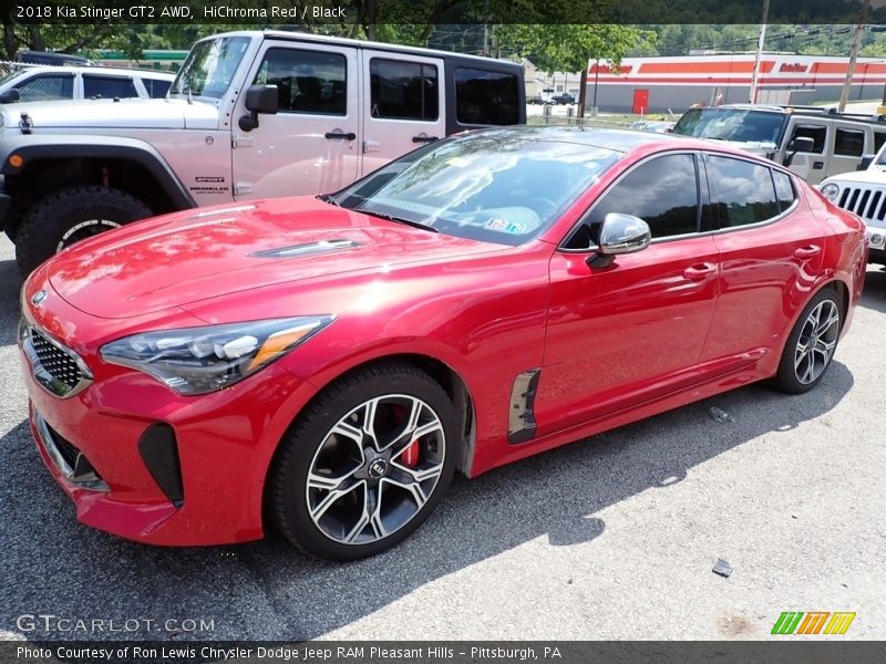 HiChroma Red / Black 2018 Kia Stinger GT2 AWD
