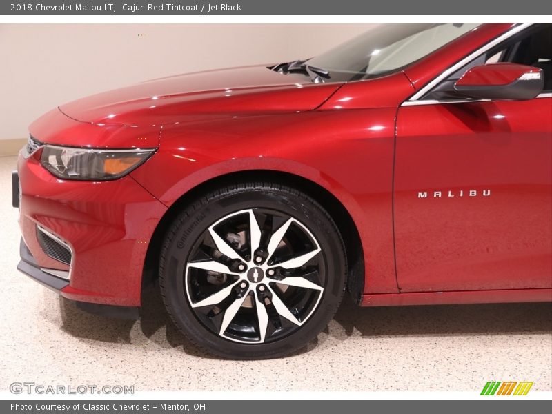 Cajun Red Tintcoat / Jet Black 2018 Chevrolet Malibu LT