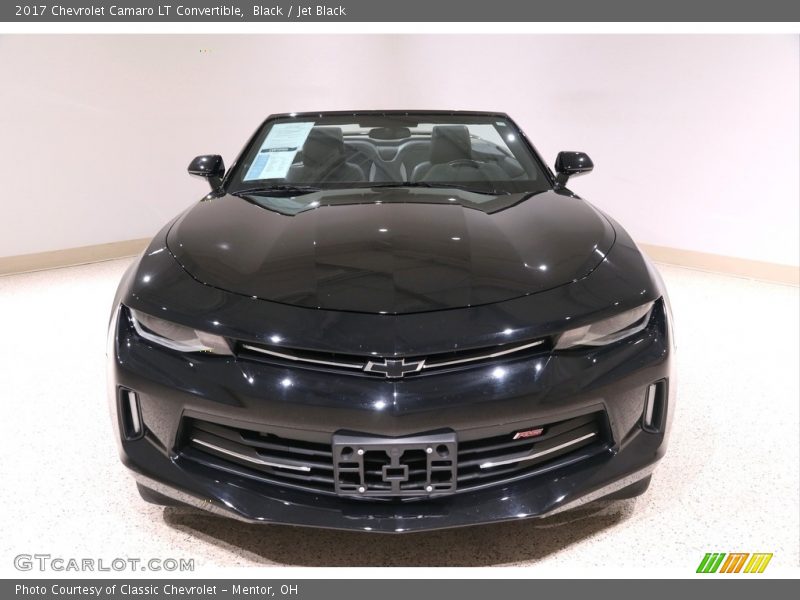 Black / Jet Black 2017 Chevrolet Camaro LT Convertible