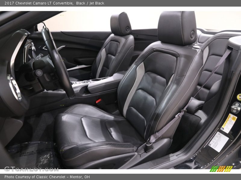  2017 Camaro LT Convertible Jet Black Interior