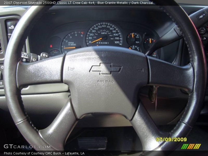 Blue Granite Metallic / Dark Charcoal 2007 Chevrolet Silverado 2500HD Classic LT Crew Cab 4x4