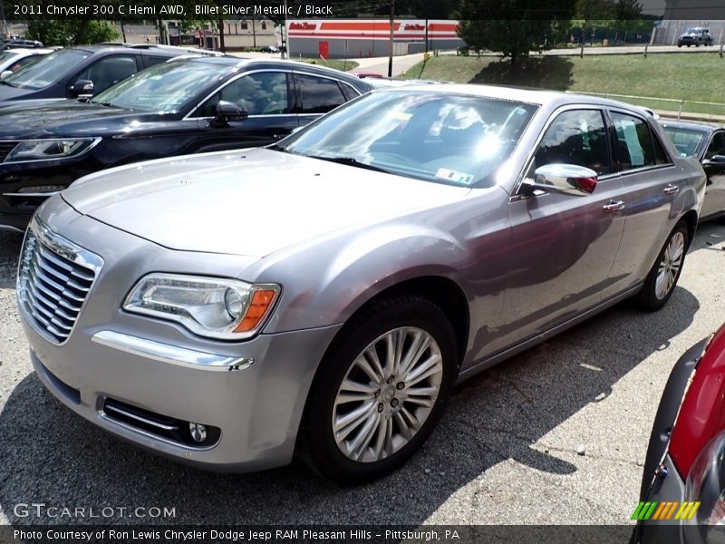Billet Silver Metallic / Black 2011 Chrysler 300 C Hemi AWD