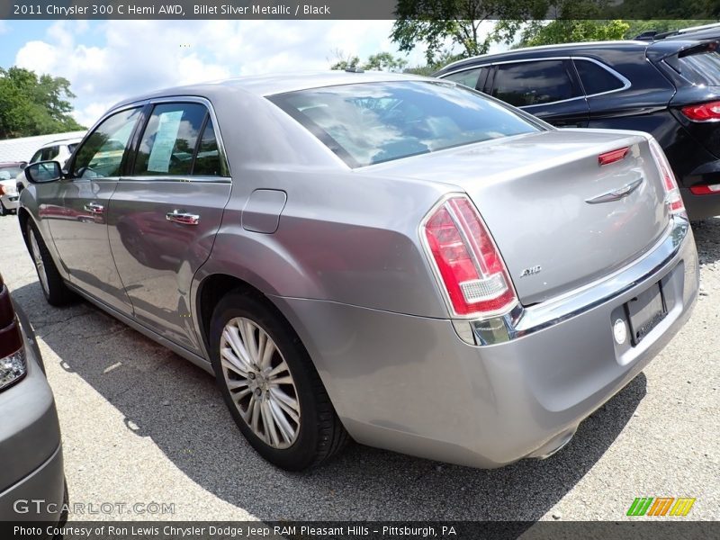 Billet Silver Metallic / Black 2011 Chrysler 300 C Hemi AWD