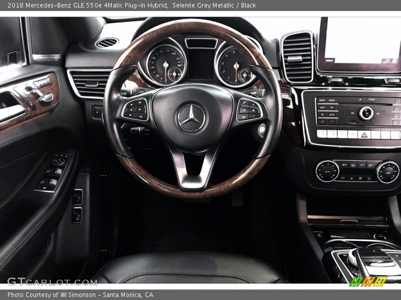 Selenite Grey Metallic / Black 2018 Mercedes-Benz GLE 550e 4Matic Plug-In Hybrid