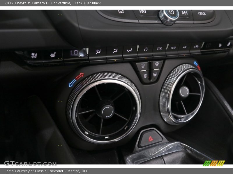 Black / Jet Black 2017 Chevrolet Camaro LT Convertible