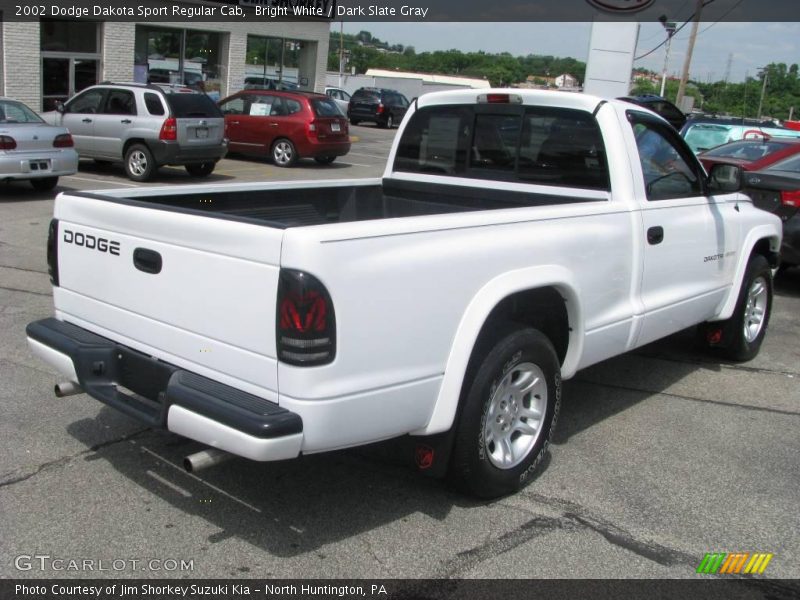Bright White / Dark Slate Gray 2002 Dodge Dakota Sport Regular Cab