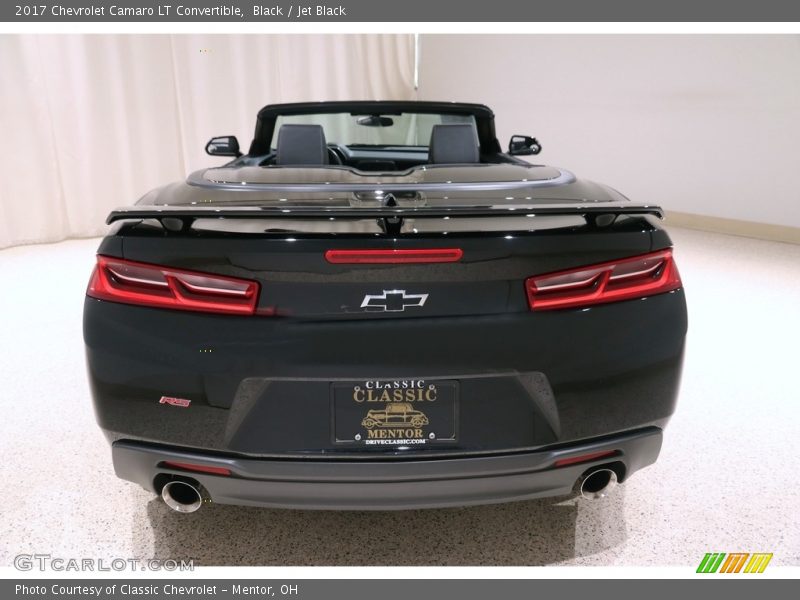 Black / Jet Black 2017 Chevrolet Camaro LT Convertible