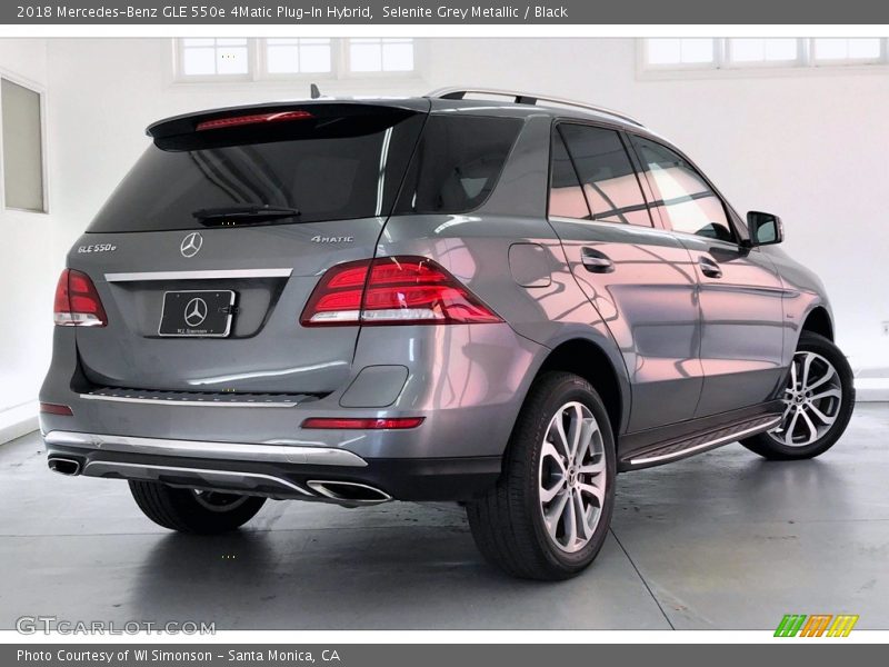 Selenite Grey Metallic / Black 2018 Mercedes-Benz GLE 550e 4Matic Plug-In Hybrid