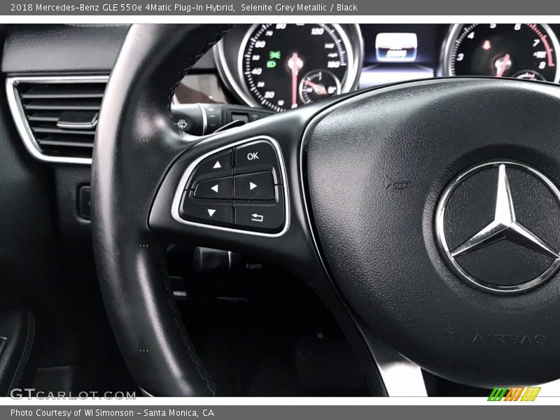 Selenite Grey Metallic / Black 2018 Mercedes-Benz GLE 550e 4Matic Plug-In Hybrid