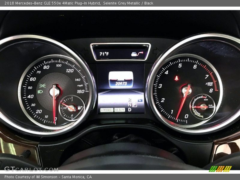 Selenite Grey Metallic / Black 2018 Mercedes-Benz GLE 550e 4Matic Plug-In Hybrid