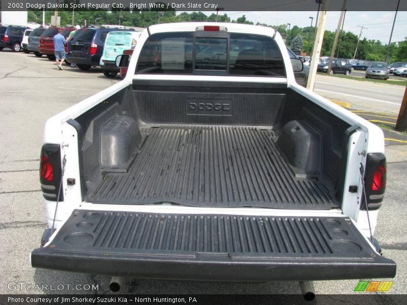 Bright White / Dark Slate Gray 2002 Dodge Dakota Sport Regular Cab