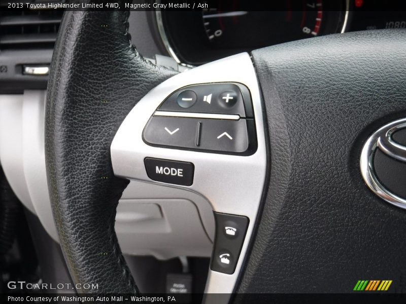 Magnetic Gray Metallic / Ash 2013 Toyota Highlander Limited 4WD