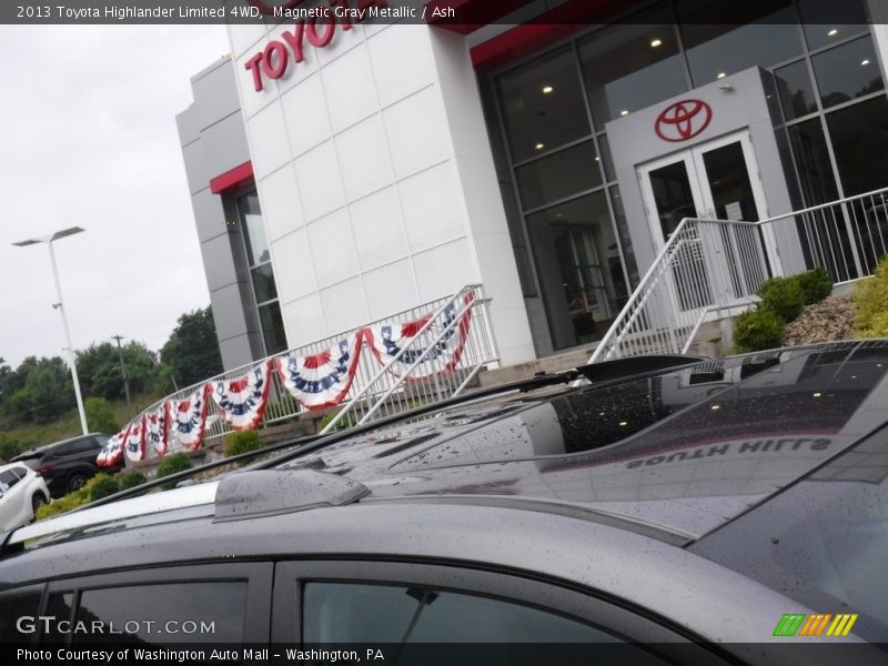 Magnetic Gray Metallic / Ash 2013 Toyota Highlander Limited 4WD