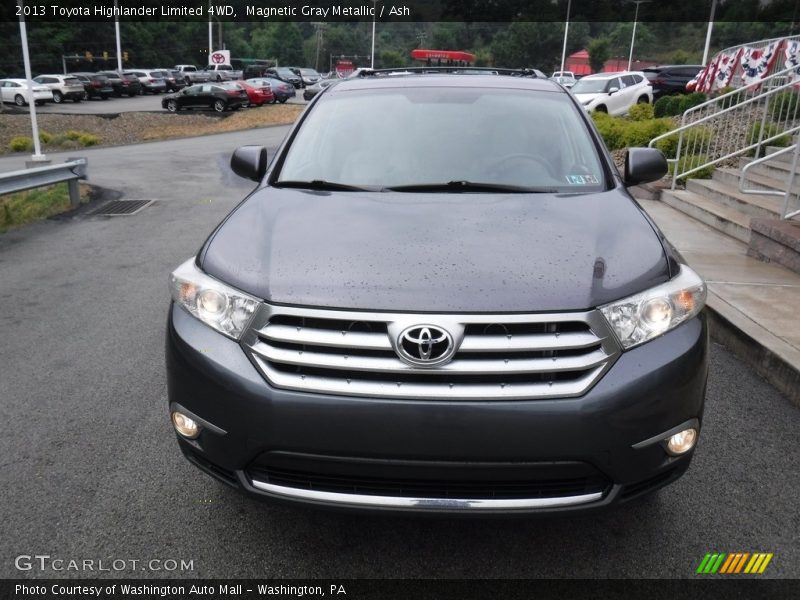 Magnetic Gray Metallic / Ash 2013 Toyota Highlander Limited 4WD