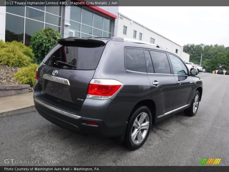 Magnetic Gray Metallic / Ash 2013 Toyota Highlander Limited 4WD