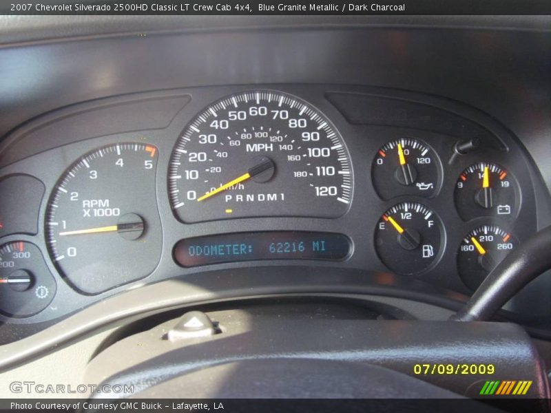 Blue Granite Metallic / Dark Charcoal 2007 Chevrolet Silverado 2500HD Classic LT Crew Cab 4x4