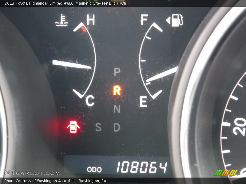 Magnetic Gray Metallic / Ash 2013 Toyota Highlander Limited 4WD