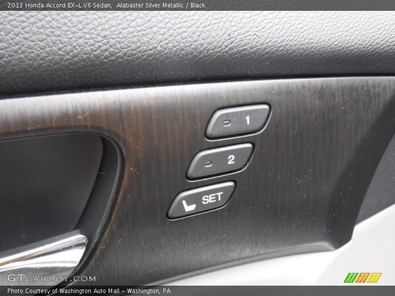 Alabaster Silver Metallic / Black 2013 Honda Accord EX-L V6 Sedan