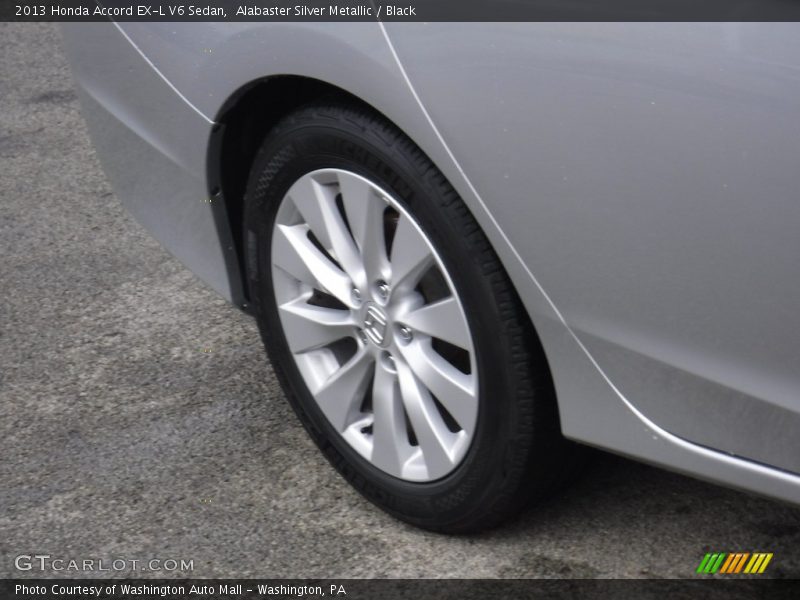 Alabaster Silver Metallic / Black 2013 Honda Accord EX-L V6 Sedan