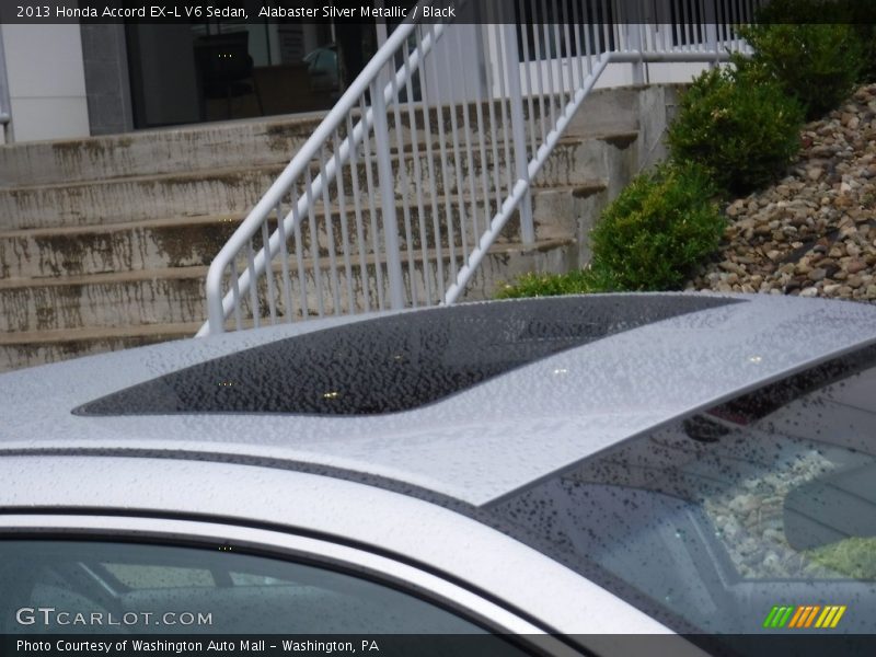 Alabaster Silver Metallic / Black 2013 Honda Accord EX-L V6 Sedan