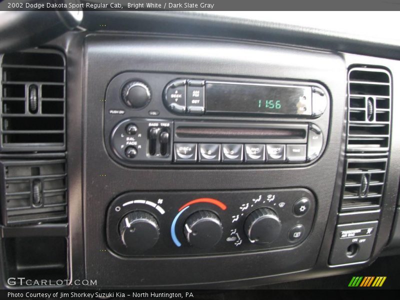 Bright White / Dark Slate Gray 2002 Dodge Dakota Sport Regular Cab