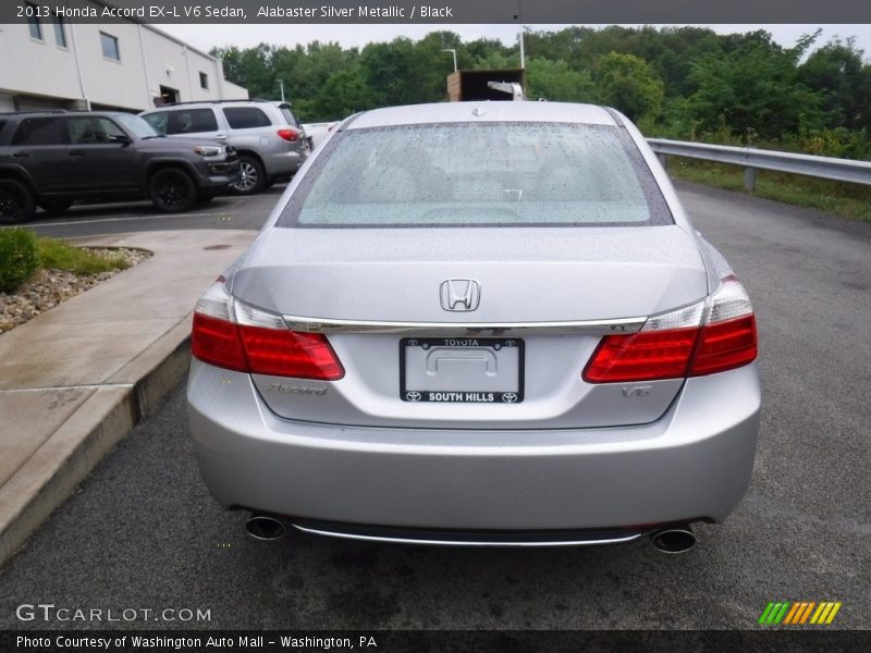 Alabaster Silver Metallic / Black 2013 Honda Accord EX-L V6 Sedan