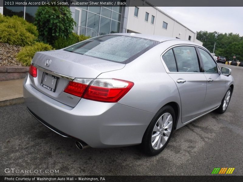 Alabaster Silver Metallic / Black 2013 Honda Accord EX-L V6 Sedan