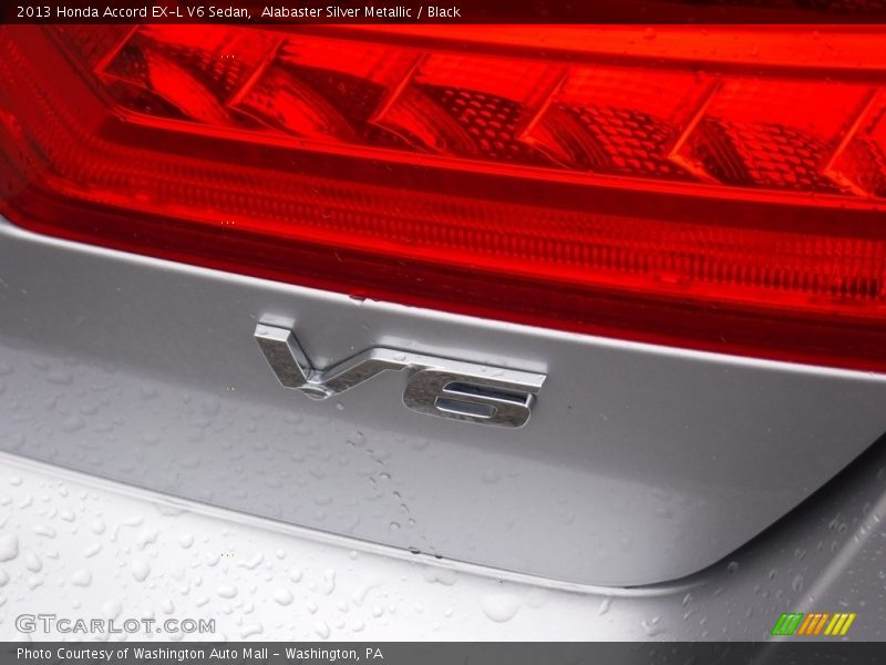 Alabaster Silver Metallic / Black 2013 Honda Accord EX-L V6 Sedan